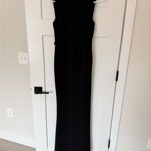 Lulu's Classic Black Maxi Dress